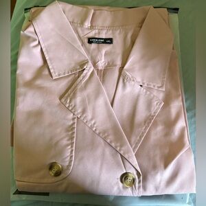 Pink Plus Size Women’s Trenchcoat